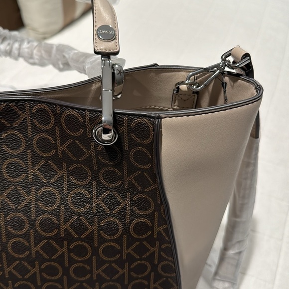 Calvin Klein Garnet Convertible Tote Bag - Picture 7 of 12